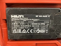 Hilti sf 6h-a22 boormachine - afbeelding 9 van  9