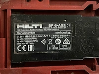 Hilti sf6-a22 boormachine - afbeelding 2 van  2