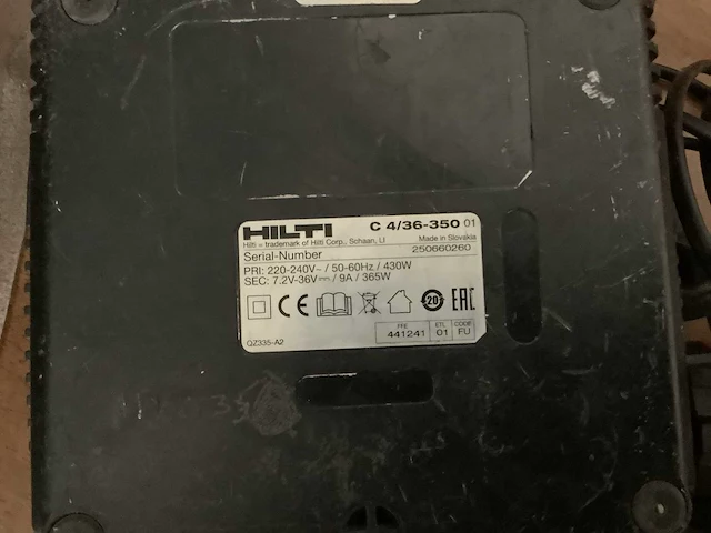 Hilti sfh 22a boormachine - afbeelding 7 van  8
