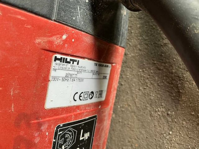 Hilti te 1000-avr breekhamer / hakhamer - afbeelding 4 van  5