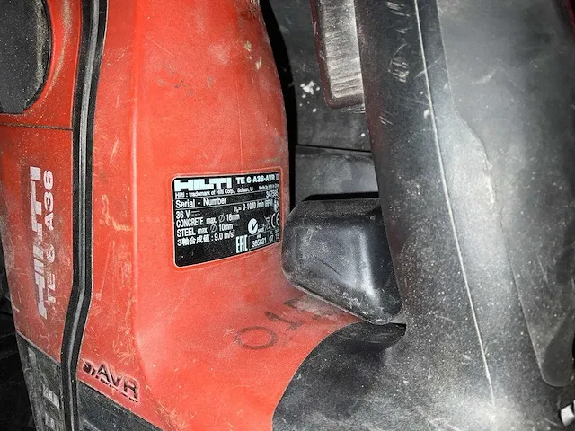 Hilti te 6 - a36-avr boormachine - afbeelding 2 van  3