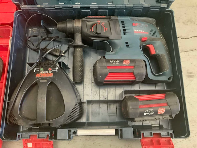 Hilti te-700 avr en bosch gbh 36 v-li boorhamer (2x) - afbeelding 4 van  5