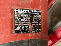Hilti te 80 boorhamer - afbeelding 4 van  5