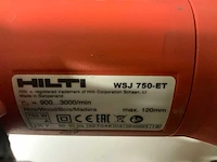 Hilti wsj 750-et decoupeerzaag - afbeelding 2 van  3