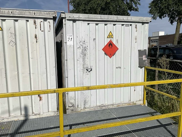 Hiltra bs-6 chemicaliën opslagcontainer - afbeelding 1 van  7