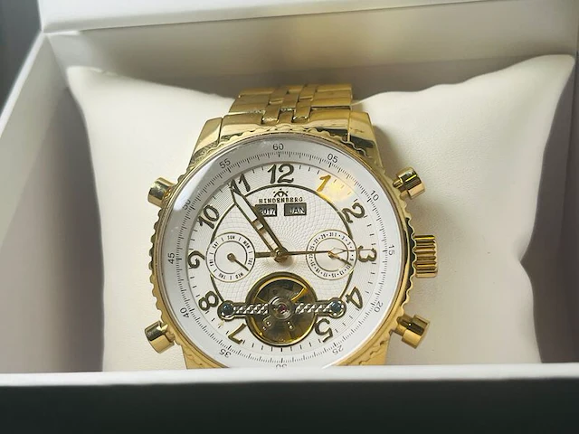 Hindenberg air professional 230 h automatisch herenhorloge - afbeelding 4 van  8