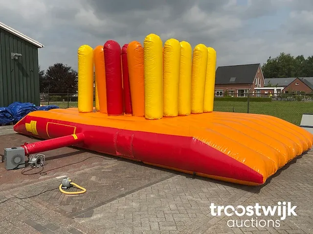 Hindernisbaan pilaren springkussen - afbeelding 5 van  9