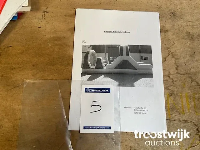 Hindernisbaan springkussen - afbeelding 8 van  10