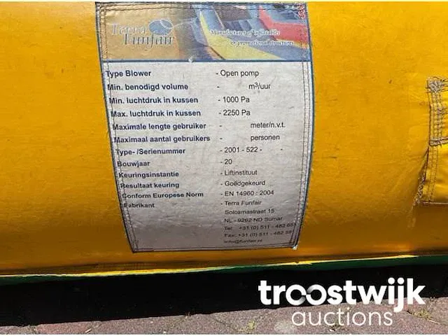 Hindernisbaan springkussen - afbeelding 9 van  10
