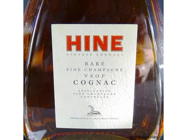 Hine rare fine champagne vsop cognac - afbeelding 3 van  5