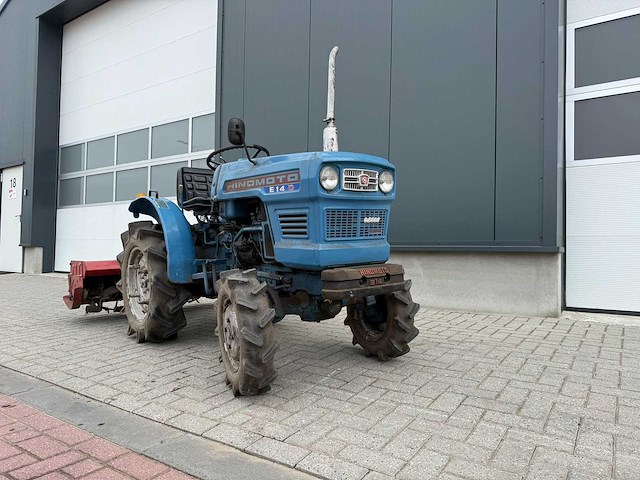 Hinomoto e-14 minitractor met grondfrees - afbeelding 12 van  21