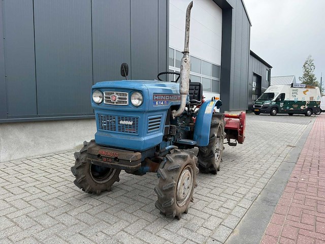 Hinomoto e-14 minitractor met grondfrees - afbeelding 17 van  21
