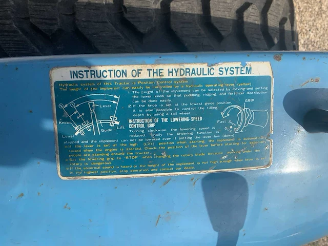 Hinomoto e150d minitractor - afbeelding 15 van  28
