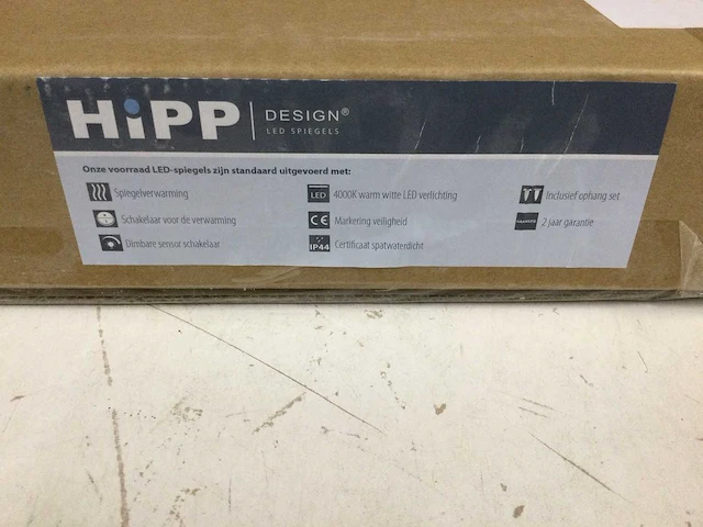 Hipp - spv13010kw - spiegel directe en indirecte led verlichting rondom en speigelverwarming. - afbeelding 3 van  4