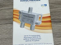 Hirschmann catv r/tv splitter - afbeelding 1 van  3