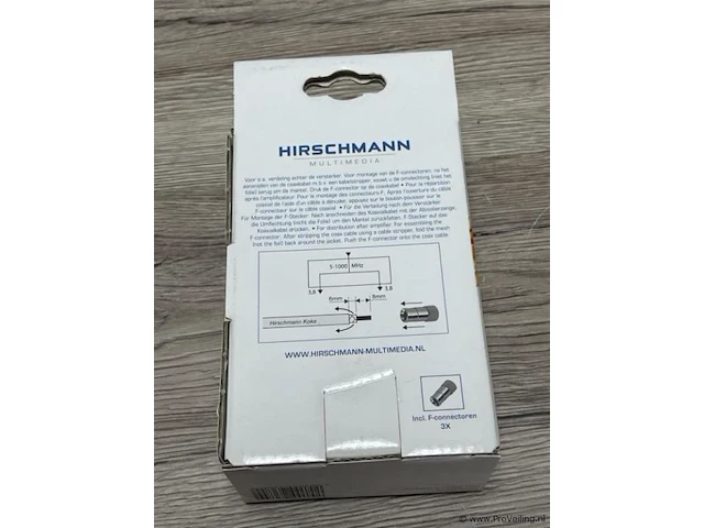 Hirschmann catv r/tv splitter - afbeelding 2 van  3