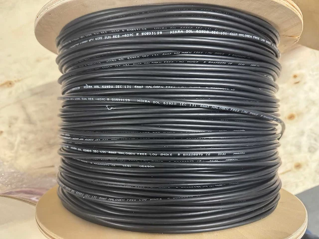His - hikra sol en50618 - rol van 500 meter zwarte solarkabel - afbeelding 4 van  5