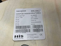 Hisconnect hikra sol en50618 solarkabel 4,0mm2 - rood - 500 mtr - afbeelding 2 van  5