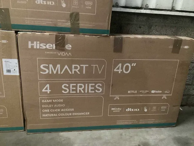 Hisense - 40 inch - 4 series - televisie (3x) - afbeelding 5 van  11