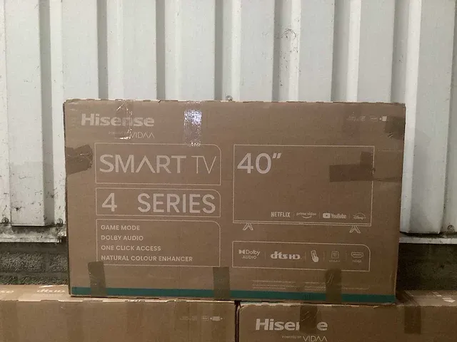Hisense - 40 inch - 4 series - televisie (3x) - afbeelding 6 van  11