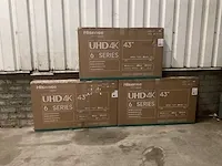 Hisense - 43inch - televisie (3x)