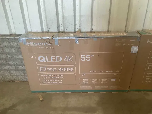 Hisense - 55inch qled - televisies (2x) - afbeelding 6 van  10