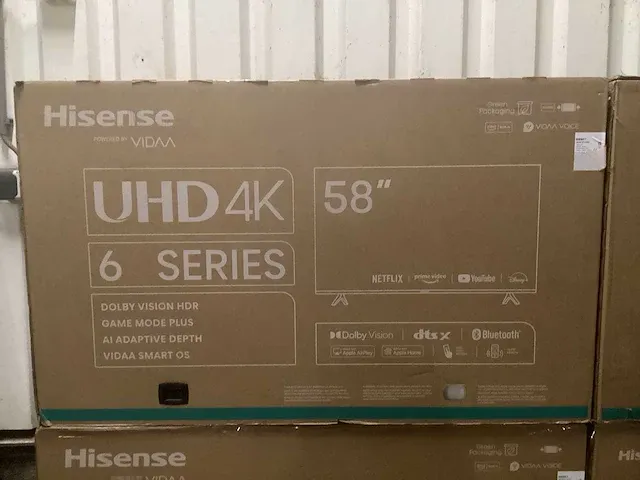 Hisense - 58inch - televisie (4x) - afbeelding 5 van  12