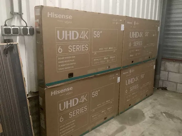 Hisense - 58inch - televisie (4x) - afbeelding 10 van  12
