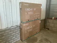 Hisense - 58inch 6series - televisie (2x) - afbeelding 3 van  10
