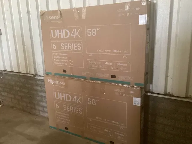 Hisense - 58inch 6series - televisie (2x) - afbeelding 4 van  10