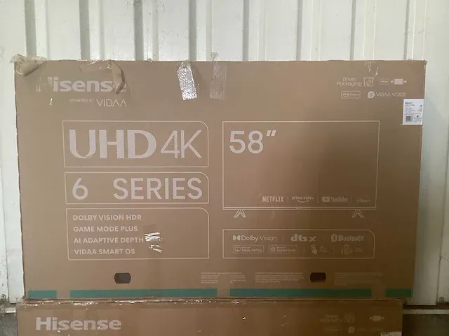 Hisense - 58inch 6series - televisie (2x) - afbeelding 5 van  10