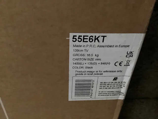 Hisense - 6 serie - 55 inch - televisie (3x) - afbeelding 4 van  9