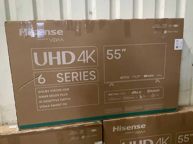 Hisense - 6 serie - 55 inch - televisie (3x) - afbeelding 5 van  9