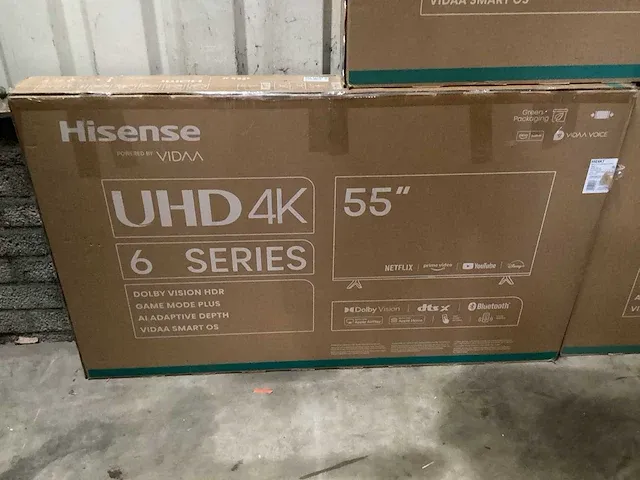 Hisense - 6 serie - 55 inch - televisie (3x) - afbeelding 6 van  9
