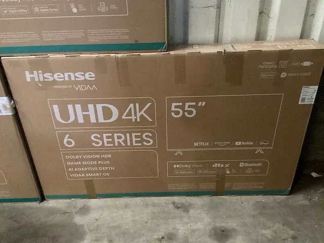 Hisense - 6 serie - 55 inch - televisie (3x) - afbeelding 7 van  9