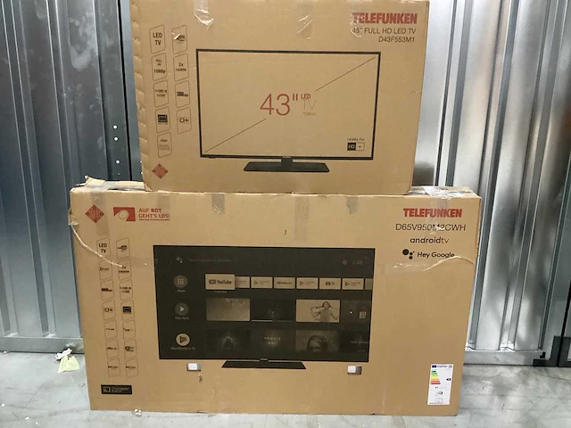 Hisense - 65 en 43 inch - televisie (2x) - afbeelding 1 van  10