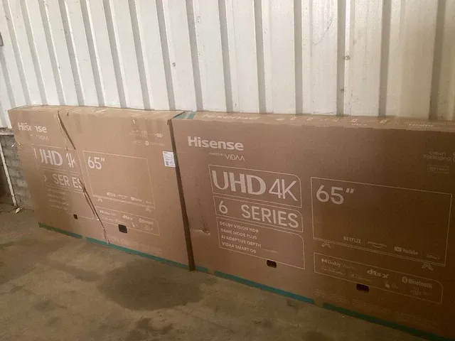 Hisense - 65 inch - televisie (2x) - afbeelding 3 van  8