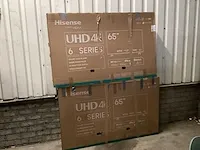 Hisense - 65 inch - televisies (2x) - afbeelding 1 van  8