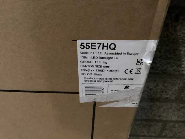 Hisense - qled - 55 inch - televisie - afbeelding 2 van  7
