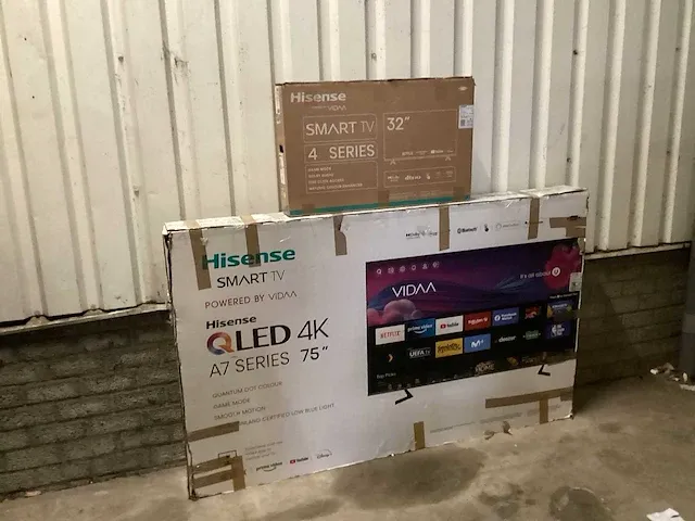 Hisense - qled - 75 inch - televisie - afbeelding 1 van  8