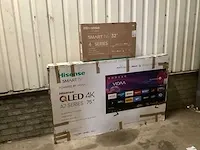 Hisense - qled - 75 inch - televisie - afbeelding 1 van  8