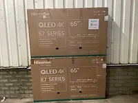 Hisense - qled 4k - 65 inch - televisie (2x)