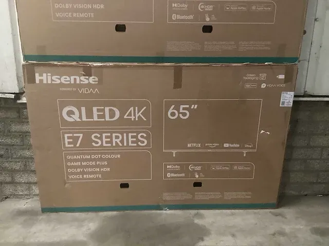 Hisense - qled 4k - 65 inch - televisie (2x) - afbeelding 7 van  11