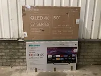 Hisense - qled 50inch - televisie (2x) - afbeelding 1 van  9