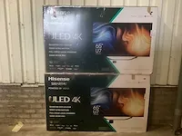 Hisense - uled 4k - 65 inch - televisie (2x) - afbeelding 1 van  10
