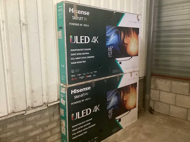Hisense - uled 4k - 65 inch - televisie (2x) - afbeelding 5 van  10