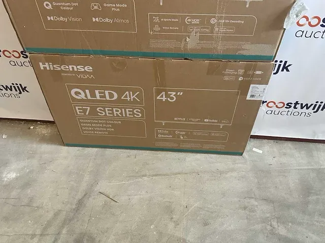 Hisense 43 inch qled televisie (2x) - afbeelding 4 van  9