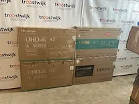 Hisense 43 inch televisie (4x)