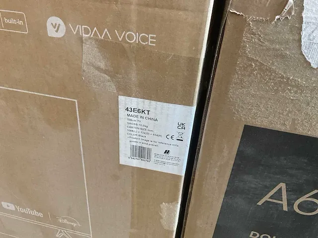 Hisense 43 inch televisie (4x) - afbeelding 9 van  10
