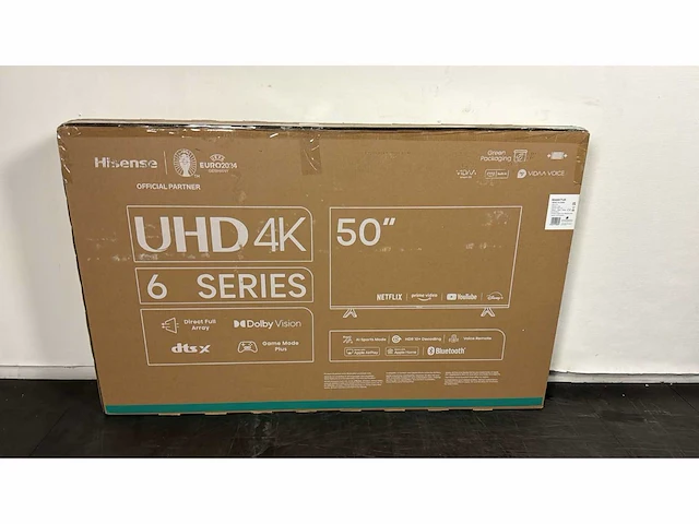 Hisense 50a6ktuk 50" smart 4k ultra hd hdr led tv - afbeelding 2 van  2
